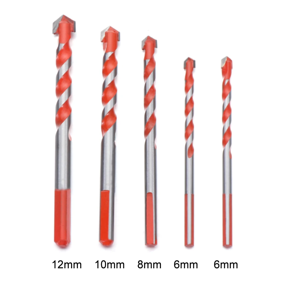 

6/8/10/12mm Diamond Drills Twist Hammer Multi-Construction Wall Hole Saw Metal Drill Bit Saw Drilling Multipurpose Electric Tool