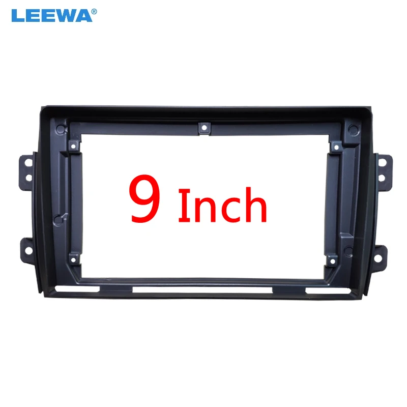 

LEEWA Car Stereo 9" Big Screen 2DIN Fascia Frame Adapter For Suzuki SX4 Audio Dash Fitting Panel Frame Kit #CA3890