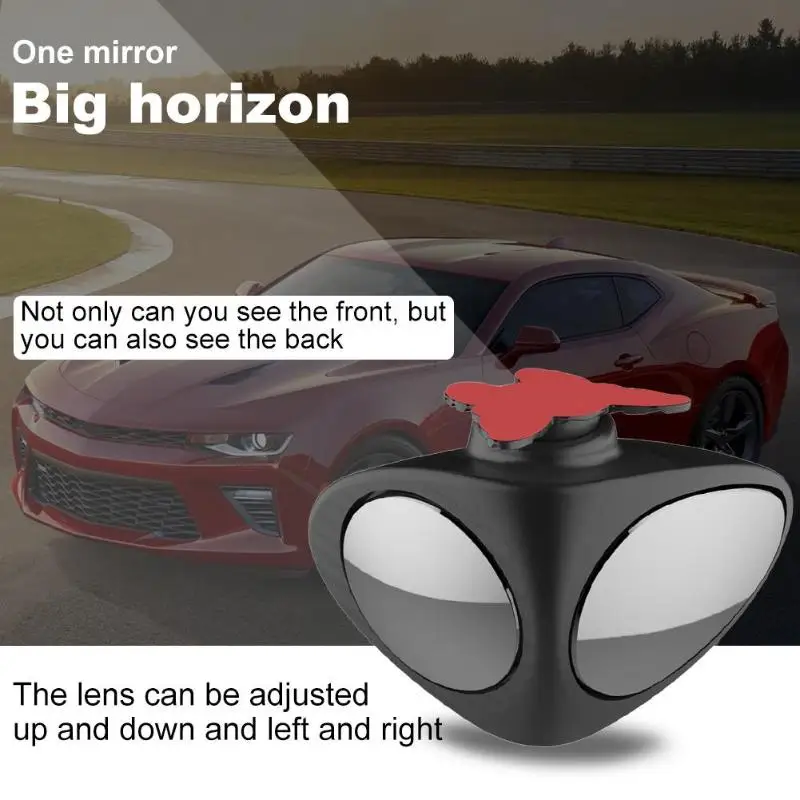 1 шт. выпуклое Автомобильное зеркало заднего вида с поворотом на 360 градусов |