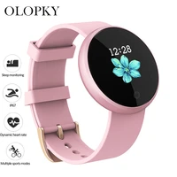 hot 3c smart bluetooth ladies watches fashion smart watch women calories heart rate watch beauty digital wristwatch b36 pink