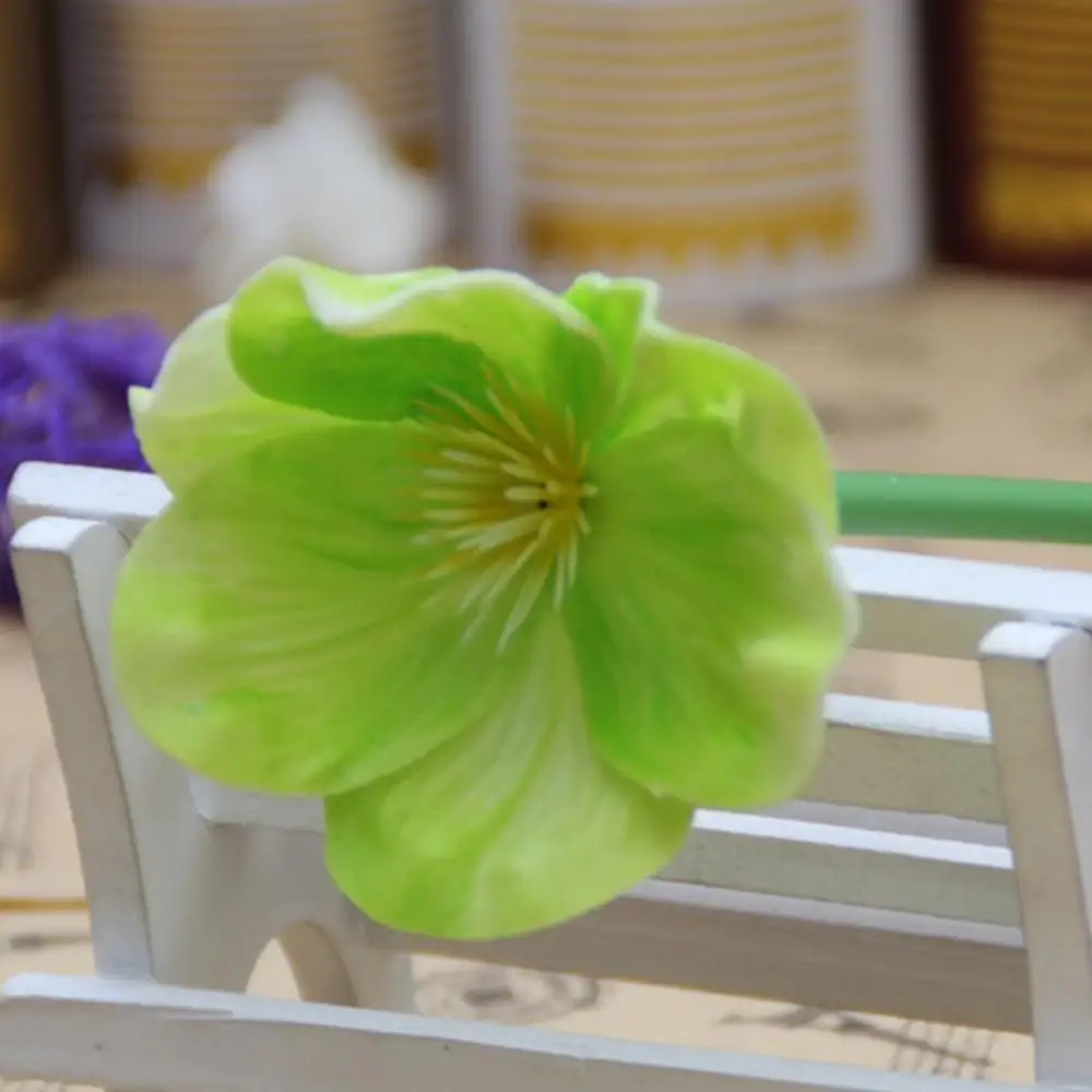 Элегантные европейские Искусственные цветы из искусственной кожи мини маки