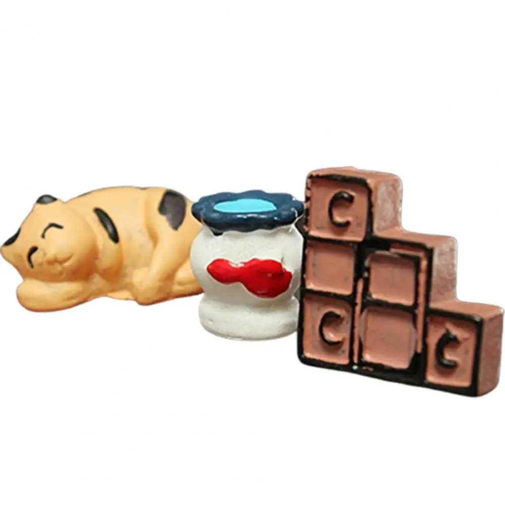 

3 шт./компл. Аниме Фигурка высокой имитации декоративная мини-Фигурка «сделай сам» аксессуары для детей Подарки