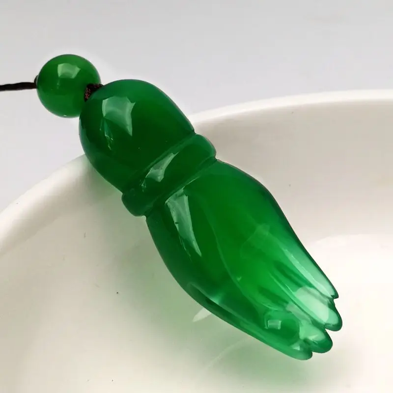 Бутик натуральный поливающий зеленый нефрит миелин фушоу пин-Ань Будда ручной