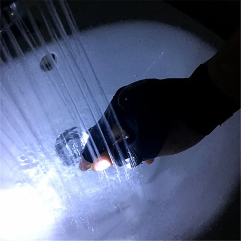 1 шт. рыболовные перчатки со светодиодной подсветкой|Принадлежности для