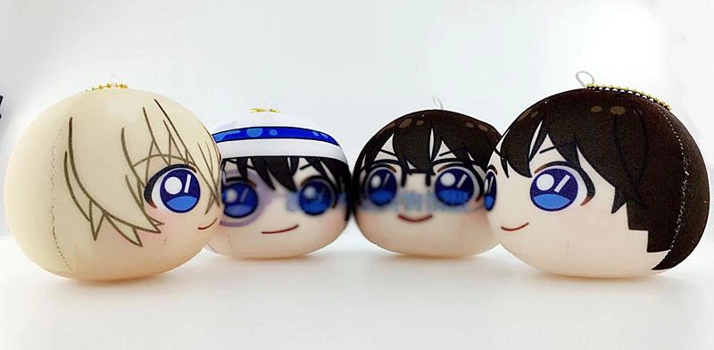 1 шт. японская плюшевая кукла для ключей детектива Конана Kaitou Kiddo клецки рюкзак
