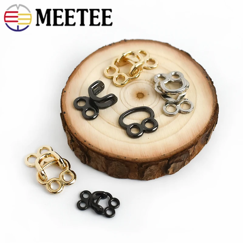 10pcs 18/23/27mm Mink Coat Buttons Sweater Trousers Dress Connection Hasp Hook Buckles for Clothing Sewing Accessories | Дом и сад