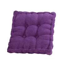thickened square chair cushion armchair bolster booster easy rise pad tatami corduroy fabric home office