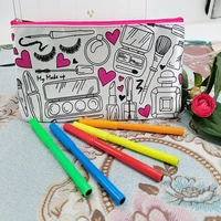 drawing toys coloring bag for kids pencil case with safe watercolor pen children learning educational drawing toys set