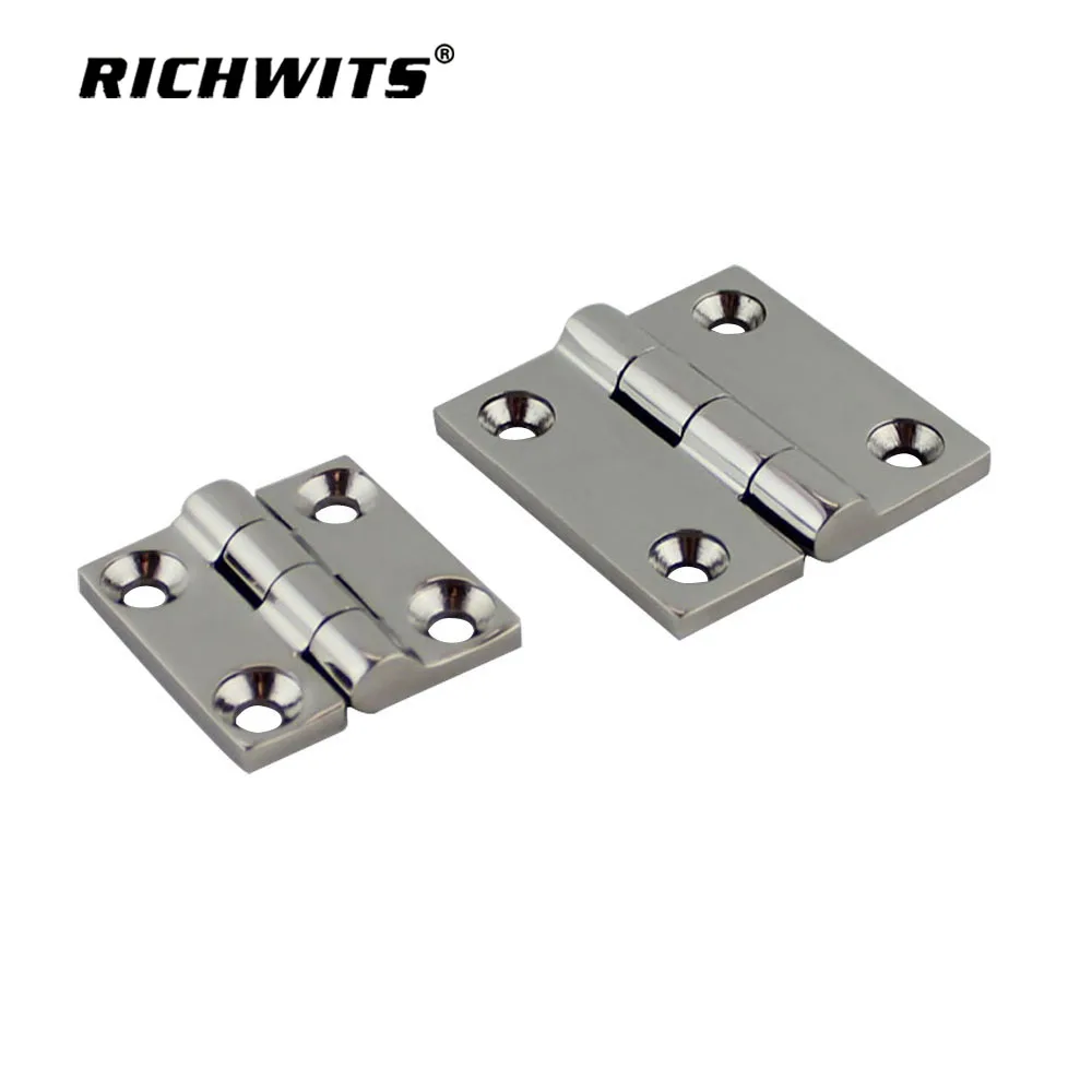 50*50mm marine hardware accessories hinge 316 stainless steel boat hinges 5PCS