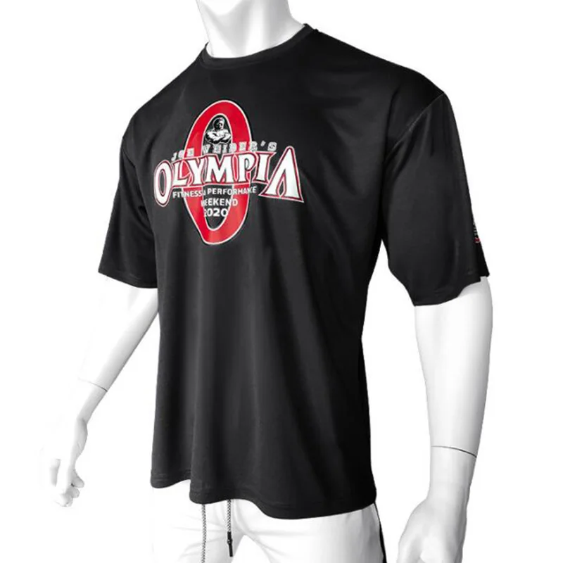 

2021 Ropa Hombre Olympic High Quality Cotton Men's Loose Plus Size T-Shirt Basketball Running Muscle Training Short Sleeve