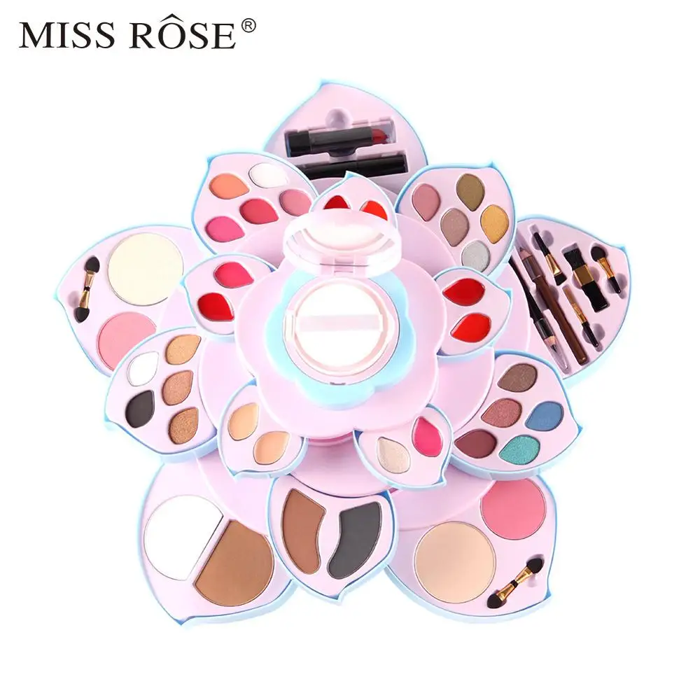 Набор для макияжа Miss rose полный Профессиональный набор косметика женщин 190 цветов