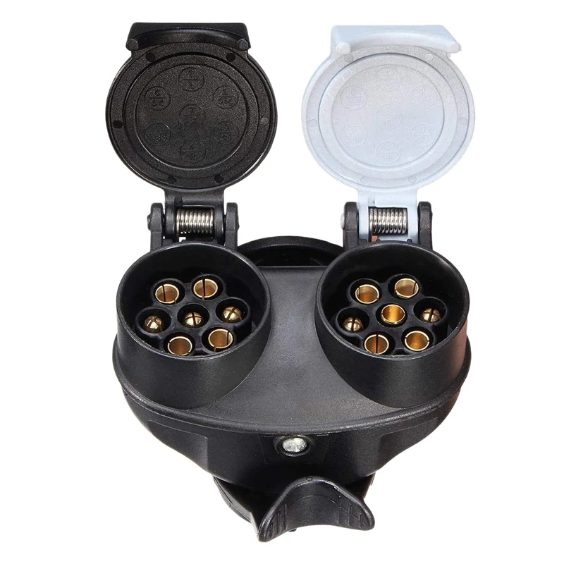 

Trailer Plug Socket 13 to 7 Pin N & S Sockets Towbar Towing Conversion 12V Trailer Wiring Connector Plug Adapter EU Plug