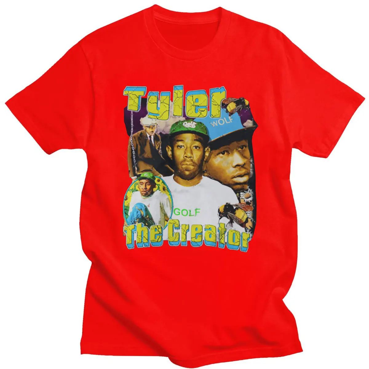 2021 hot sale brand tshirt tyler the creator printed o neck couple tops oversize style t shirts comfortable unsiex daily tshirts free global shipping