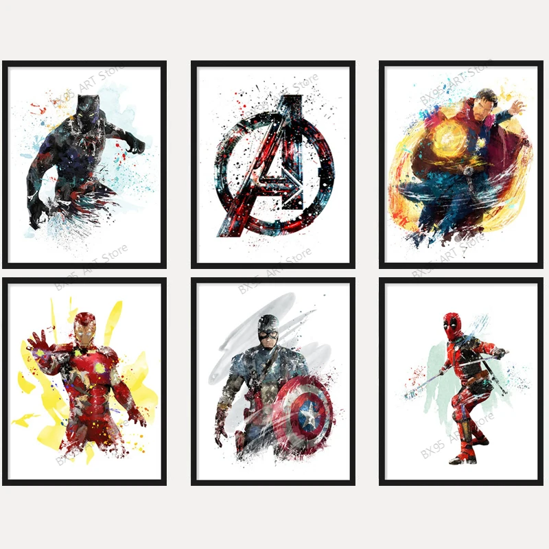 

Настенная картина из аниме «мстители»