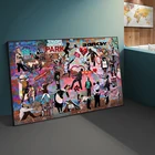 Мальчик молитва граффити постеры и принты уличное искусство настенная абстрактная красочная церковная картина холст украшение гостиной