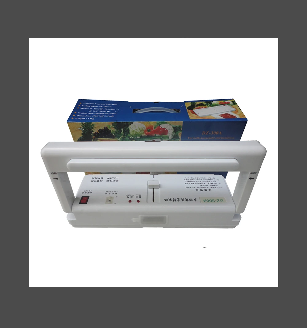 Бытовой вакуумный упаковщик (DZ300-A) для фруктов и мяса вакуум-закаточная сохраняет