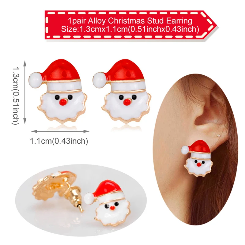 63-22 FENGRISE браслеты в рождественском стиле подвеска с Санта-Клаусом Рождественский подарок Рождественские вечерние подарки Рождественские украшения для дома Navidad - Цвет: 63-22