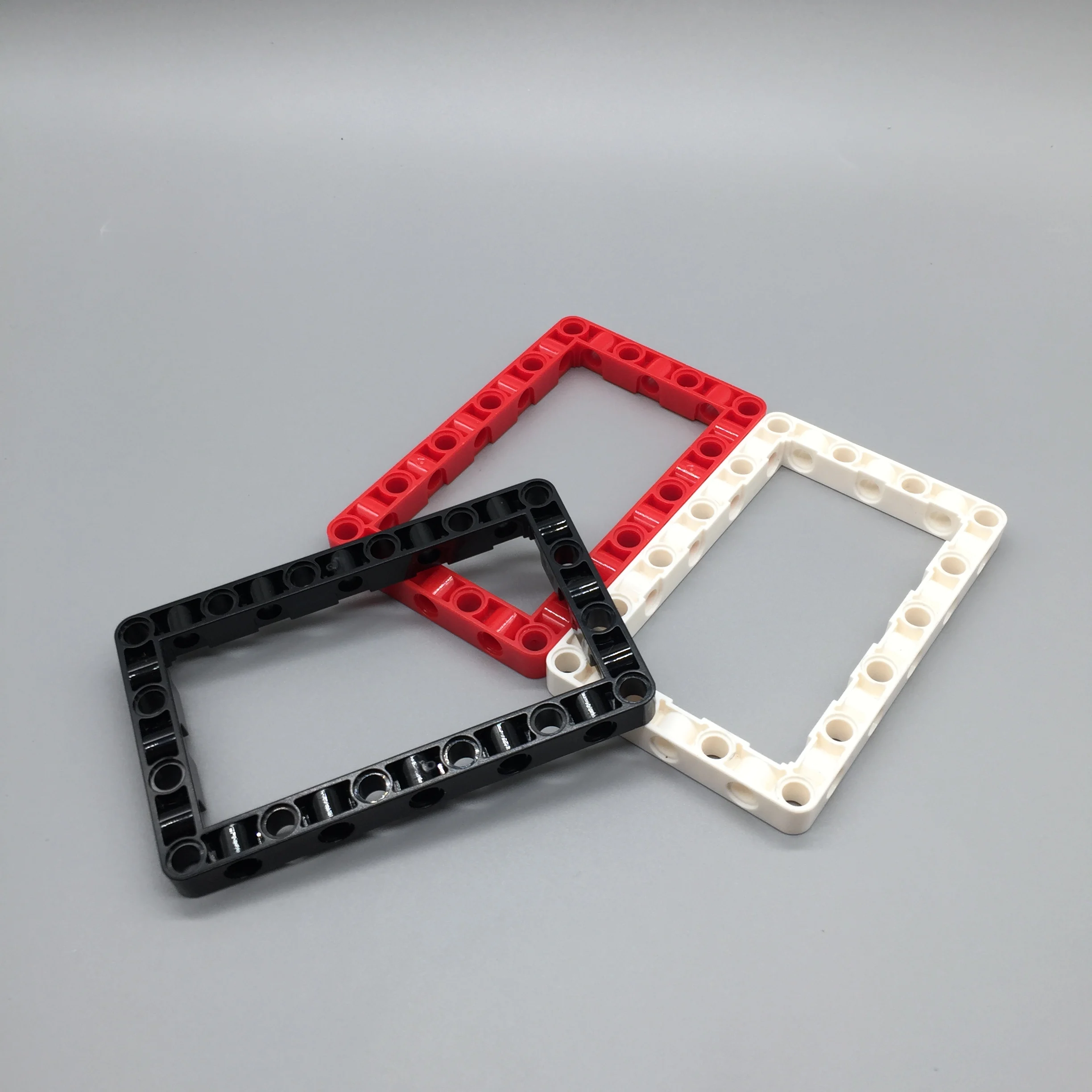 

Compatible technology building block parts accessories 39794 7x11 hole arm ring beam box white 6247435 assembly toy