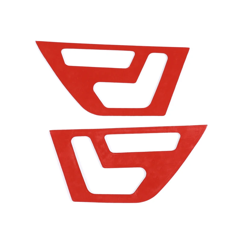 

2pcs Soft Carbon Fiber Car Seat Button Frame Trim For Mercedes benz C Class W204 2007-2013 Accessories Left Hand Drive