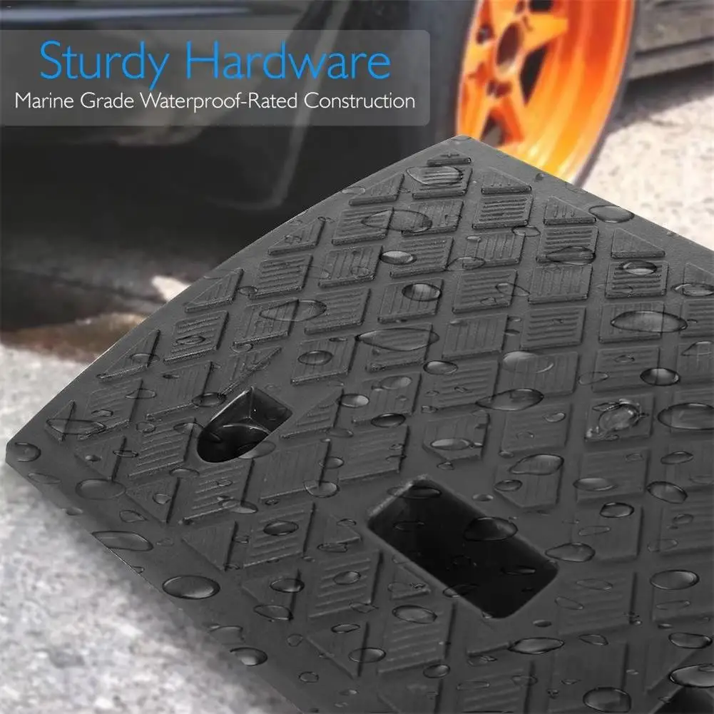 Портативный легкий пластиковый пандус-сверхмощный порог пандус комплект для