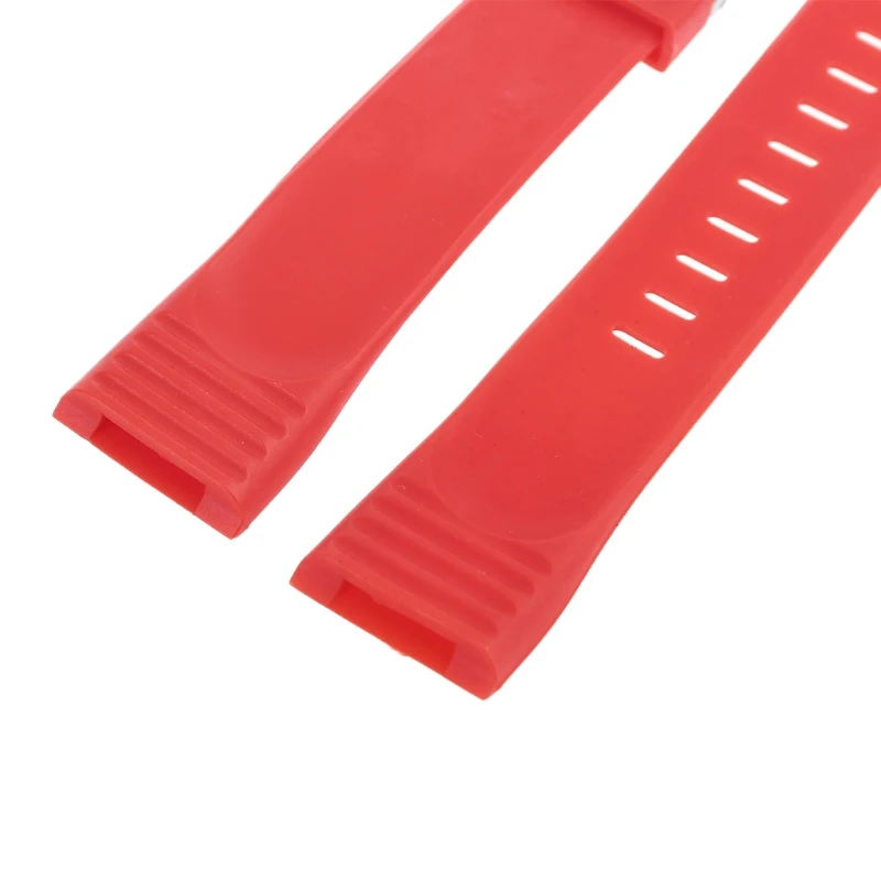 Цветной ремешок на запястье сменный силиконовый спортивный для наручных часов 116