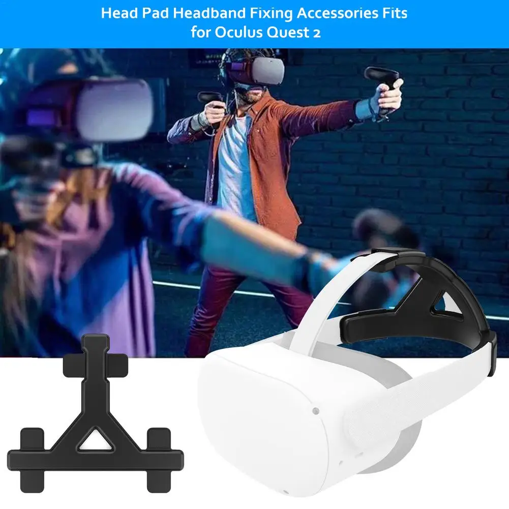 Мягкая кожаная накладка на липучке VR из пеноматериала удобная для игр голову