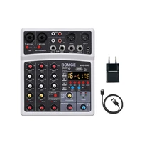 computer playback phantom power delay repaeat effect 4 channels audio sound mixer usb record sound card with 16 dsp 2021 new