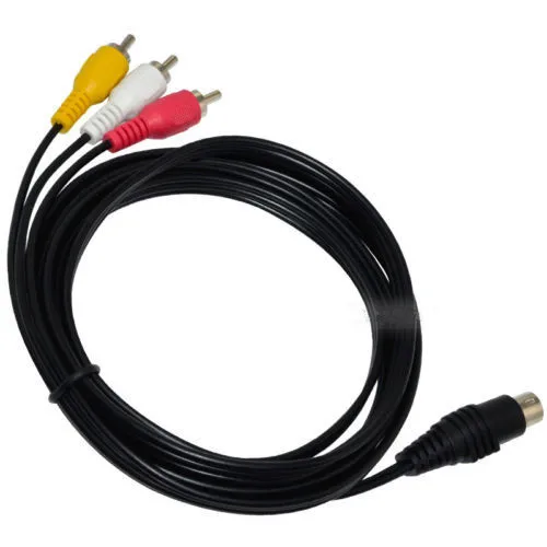 1 шт. 5ft S-Video 7 Pin типа папа для 3 * RCA разъем AV аудио-видео кабель адаптер портативных
