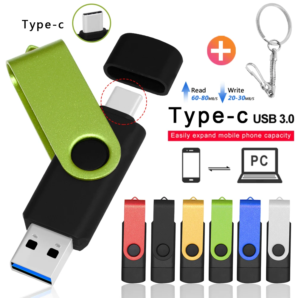 

Высокоскоростной USB-накопитель Type C OTG объемом 64 ГБ, USB-флеш-накопитель 3,0, флеш-накопитель на 64 ГБ, 128 ГБ, флеш-накопитель на 256 ГБ, USB-накопитель ...