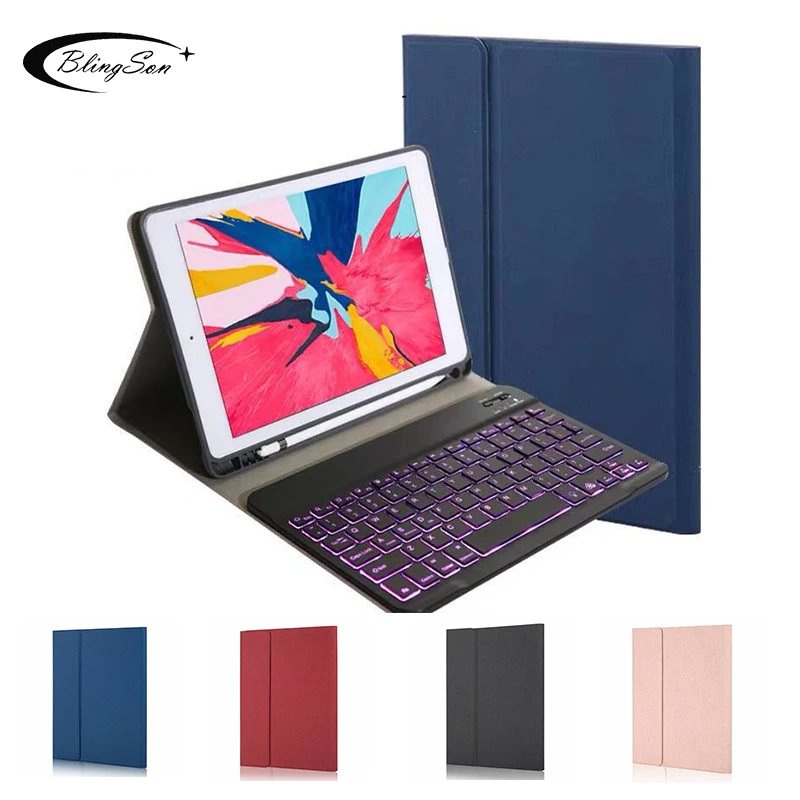 Чехол для клавиатуры iPad Pro 10 5 2017/2019 Магнитный смарт чехол с карандашом клавиатура