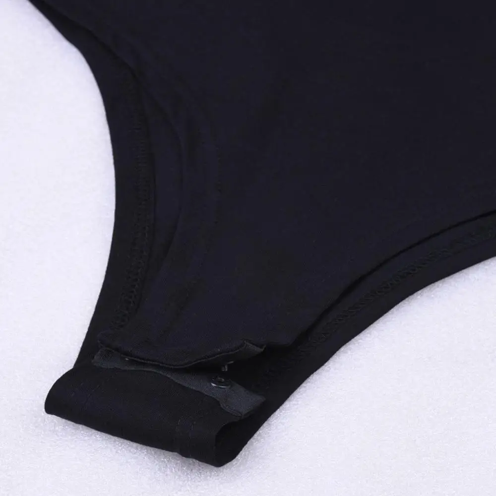 Женское облегающее боди с длинным рукавом v-образным вырезом и пуш-ап зимний