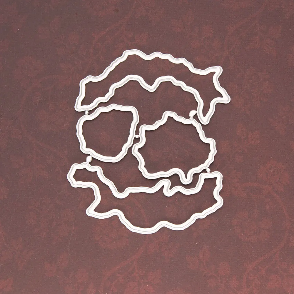 Рождественские металлические Вырубные штампы вырезанные листья и фотоальбом