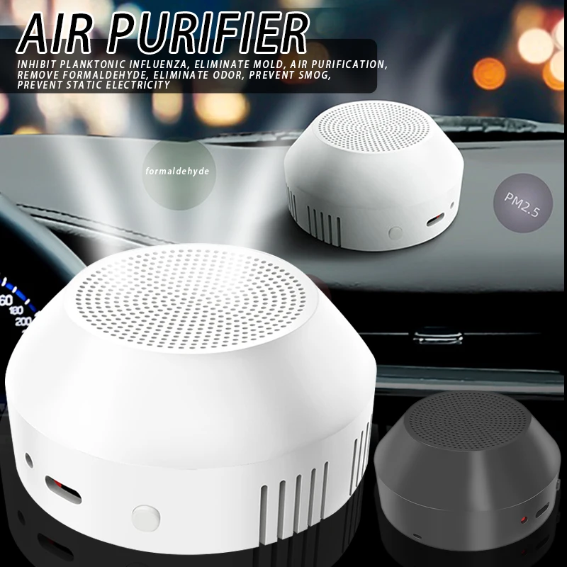 

Vehicle Home use Air Purifier 5V Mini Auto Car Fresh Air Anion Ionic Purifier Oxygen Bar Ozone Ionizer Cleaner Car accessories