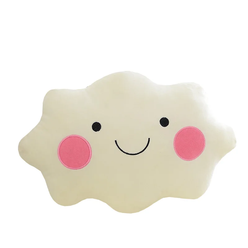 Распродажа, креативные персонажи из мультфильмов Kawaii, смайлик, бант, облако, хлопок, мягкая задняя подушка, подушка для сидения, плюшевая игрушка, Подушка для спины KZ12
