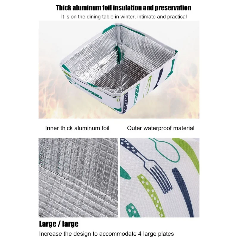 Портативный складной чехол для обеденного стола с защитой от пыли и комаров