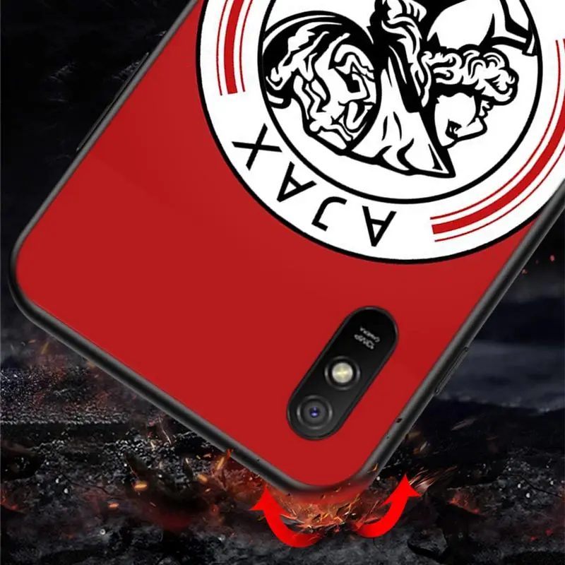 

Ajax Team Hard For Xiaomi Redmi 9T 9I 9AT 9A 9C 9 8A 8 7A 7 6A 6 5A 5 4X PRO Prime Plus Black Soft Phone Case