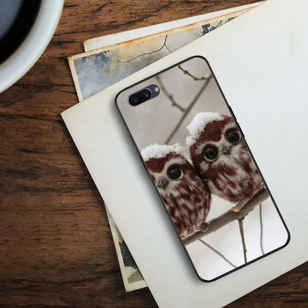 Роскошный чехол для телефона BaweiTE Animals in the snow с уникальным дизайном OPPO F5 F9 F3 F11 pro