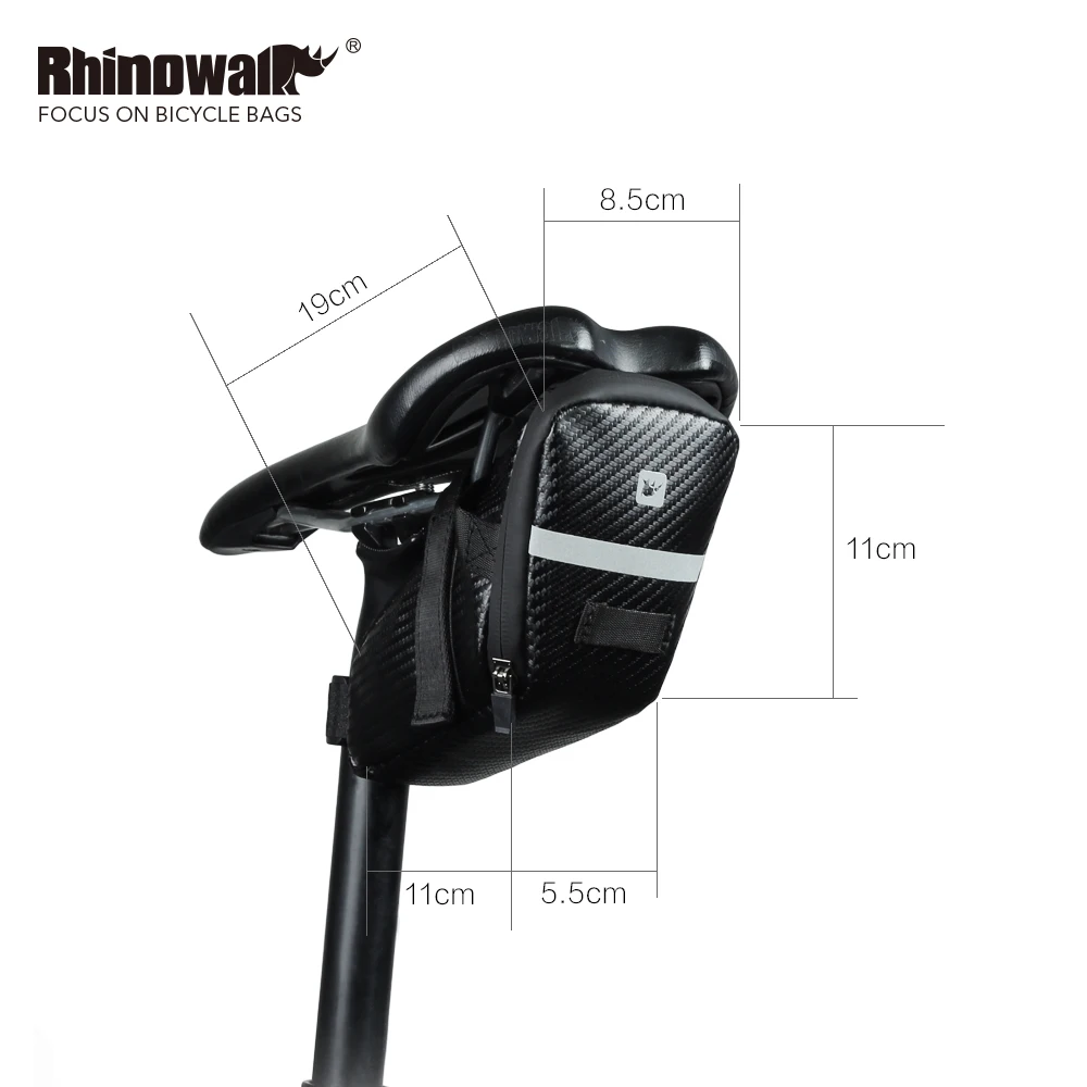 Велосипедная сумка Rhinowalk RK18558 1L водонепроницаемая на заднее сиденье для