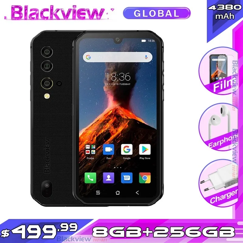 Водонепроницаемый смартфон Blackview BV9900 (8+256 ГБ Android 9.0 4380 мАч 5 84&quot)|Смартфоны| |