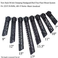 trirock 7910111213 51517 inch new design m lok clamping handguard rail free float picatinny mount system_black fit 223