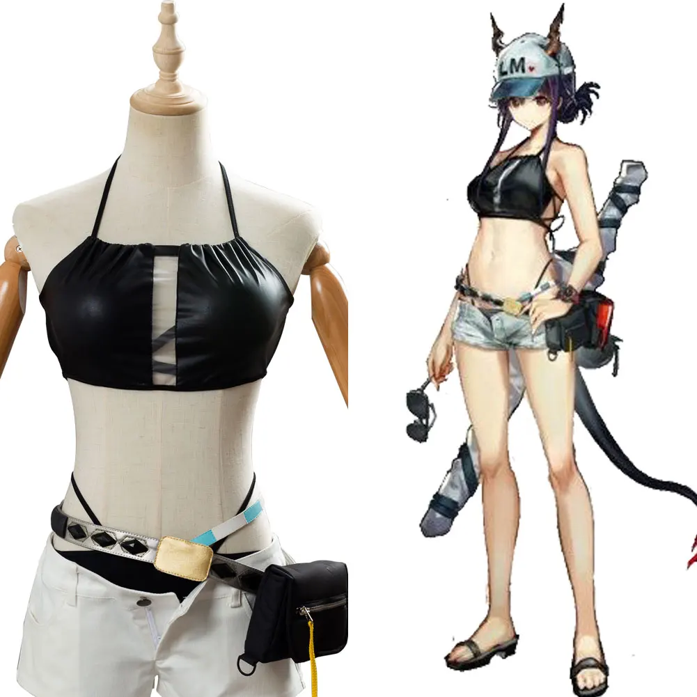

NEW GAME Cosplay costume Outfit Dress Arknights LM04 Chen Cosplay Costume for women summer Dress Uniform girl summer clothes