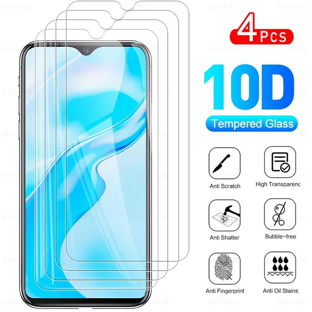 

Защитное стекло с полным покрытием для VIVO Y1s, закаленное стекло для VI VO Y 1 s VIVOY1S Y1 S 1929, Защитная пленка для экрана телефона 6,22 дюйма, 4 шт.