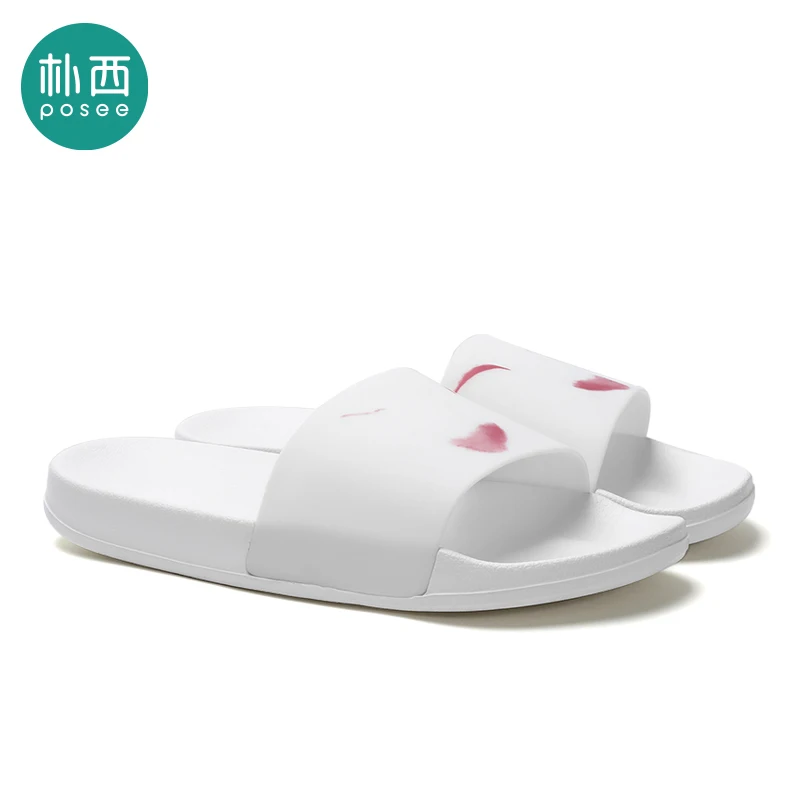 Пляжные и уличные тапочки POSEE женские летние шлепанцы модные милые Повседневные