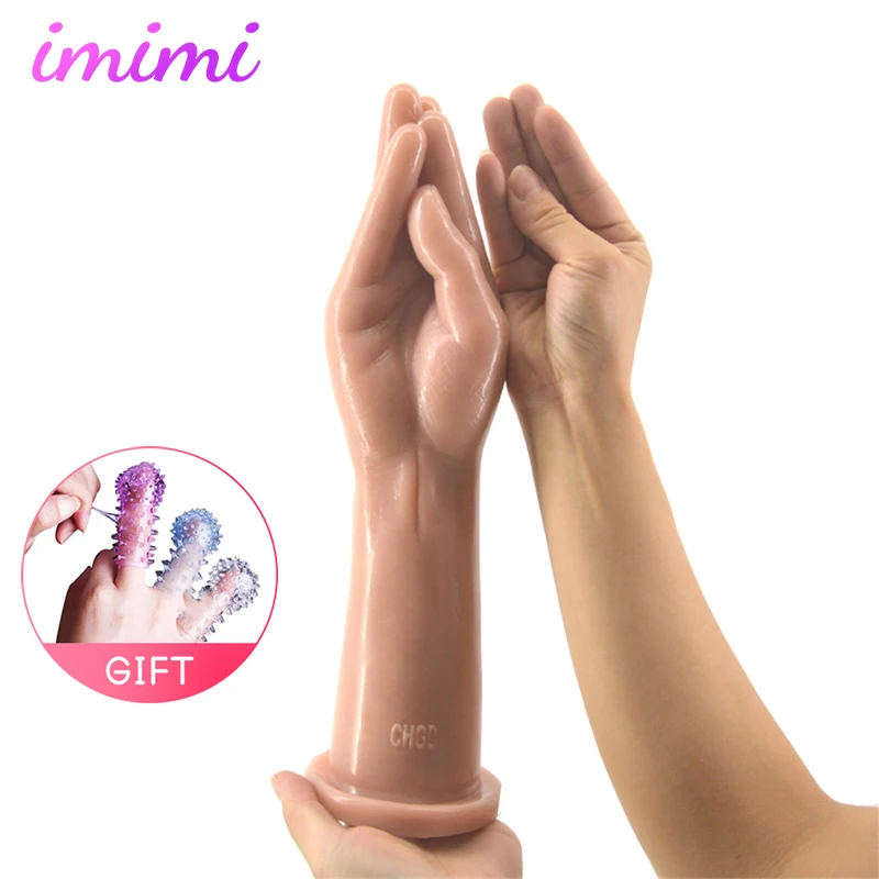 Фаллоимитатор в виде кулака большой ручной фаллоимитатор большая Анальная