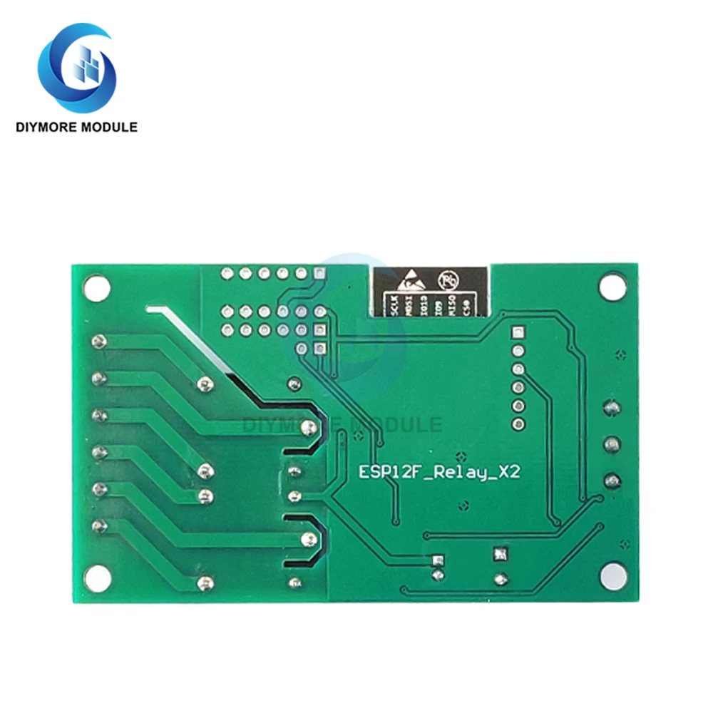 ESP-12F 2-канальный релейный модуль беспроводной Wi-Fi ESP8266 ESP 12F плата для разработки
