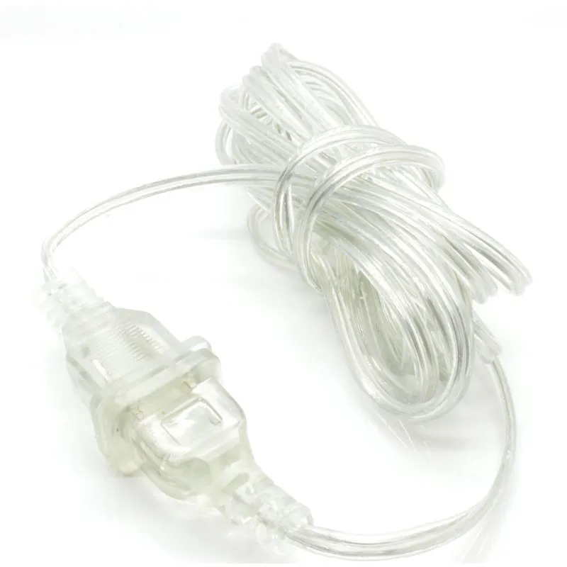 Прозрачный удлинитель 3 м вилка Европейского/американского стандарта с