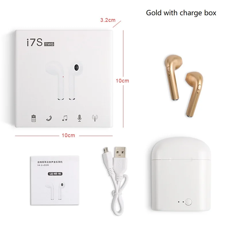 Лидер продаж миниатюрные беспроводные Bluetooth-наушники стереонаушники-вкладыши