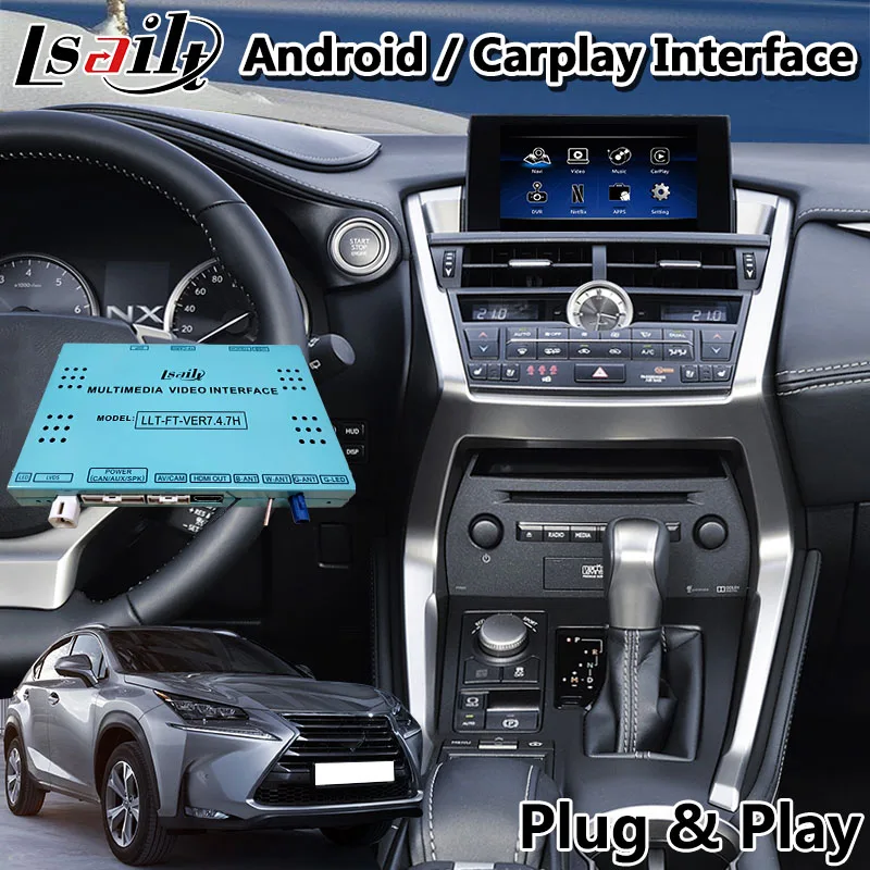 Lsailt Android Carplay GPS навигационный интерфейс для Lexus NX200t контроль тачпада 2014 2017 год NX