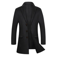new 8xl 7xl big size mens cashmere coat winter jacket homme male medium long wool coatovercoat leisure wear overcoat