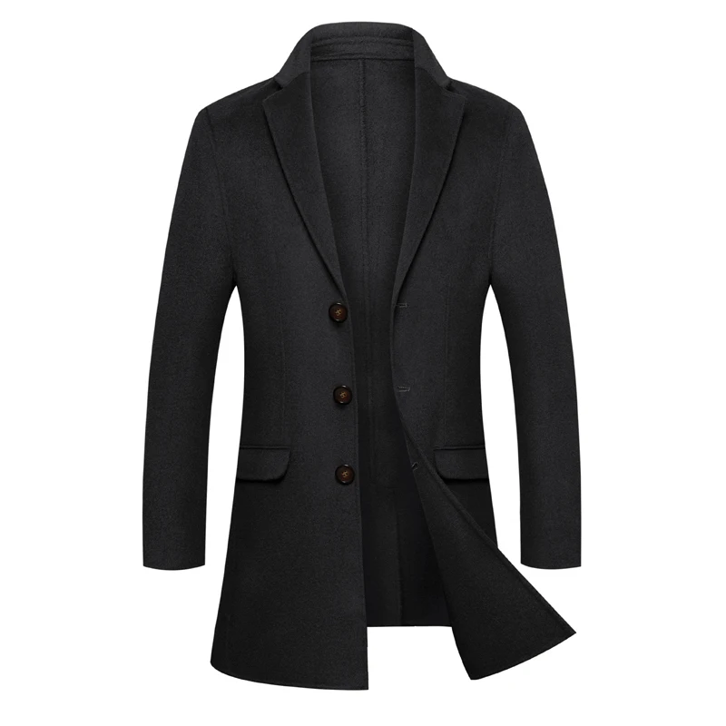 Новинка 8XL 7XL большой размер мужское кашемировое пальто на зиму куртка homme